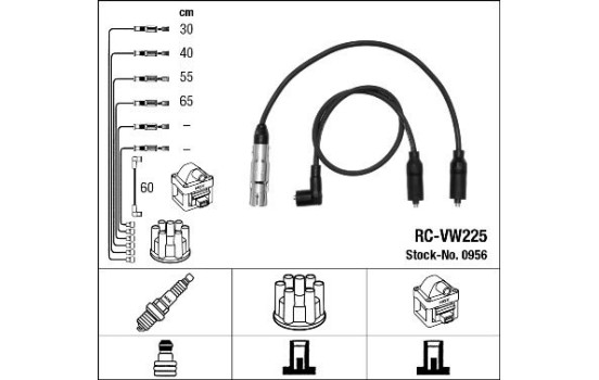 Kit de câbles d'allumage RC-VW225 NGK