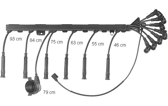 Kit de câbles d'allumage ZE755 Beru