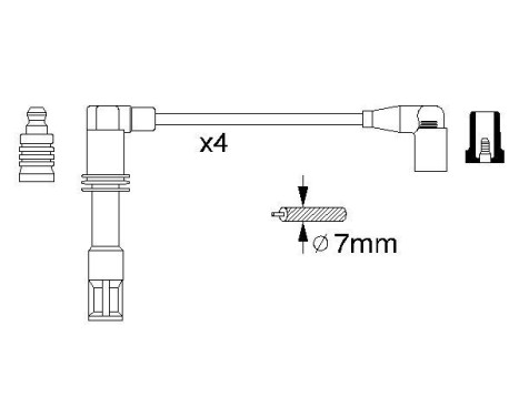 Kit de câbles d'allumage B308 Bosch, Image 5