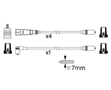 Kit de câbles d'allumage B339 Bosch, Image 5