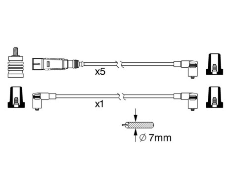 Kit de câbles d'allumage B371 Bosch, Image 5