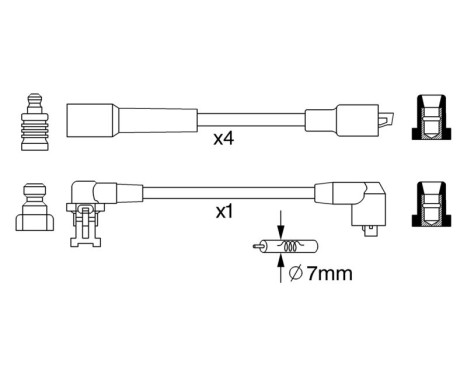 Kit de câbles d'allumage BW283 Bosch, Image 5