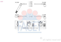 Kit de câbles d'allumage Made in Italy - OE Equivalent 4.9237 Facet