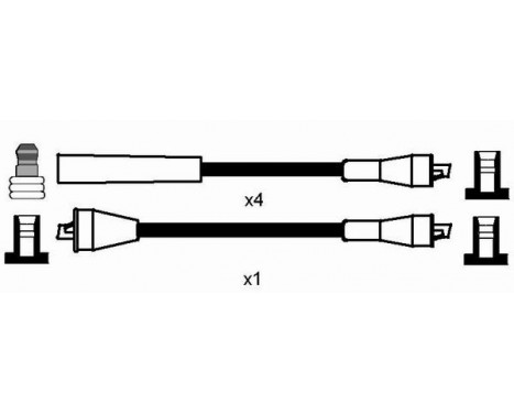Kit de câbles d'allumage RC-OP402 NGK, Image 2
