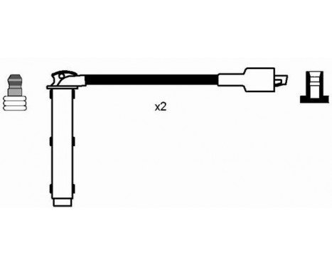 Kit de câbles d'allumage RC-RV1202 NGK, Image 2