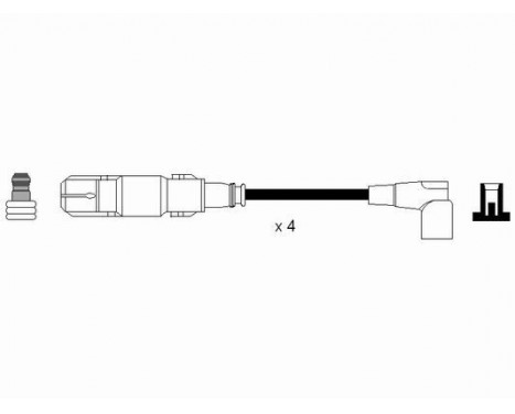 Kit de câbles d'allumage RC-ST901 NGK, Image 2