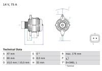 Alternateur 4219 Bosch
