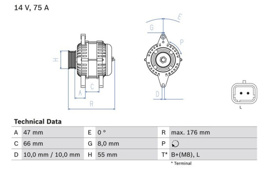 Alternateur 4219 Bosch