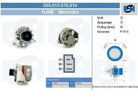 Alternateur 555.013.070.010 PlusLine