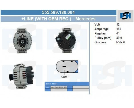 Alternateur 555.589.180.004 PlusLine