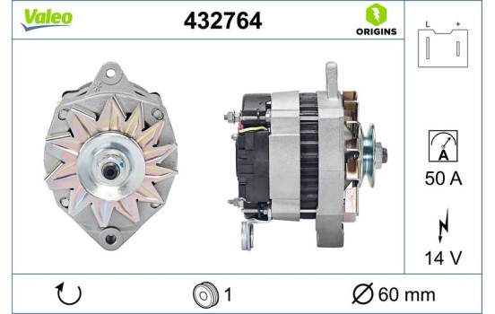 Alternateur NEW ORIGINAL PART 432764 Valeo, Image 4