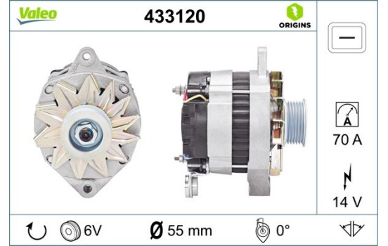 Alternateur NEW ORIGINAL PART 433120 Valeo, Image 2