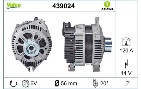 Alternateur NEW ORIGINAL PART 439024 Valeo, Image 4