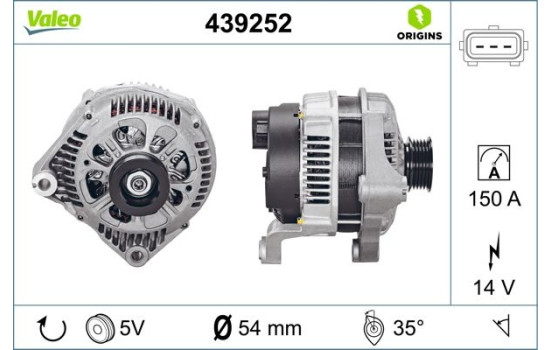 Alternateur NEW ORIGINAL PART 439252 Valeo