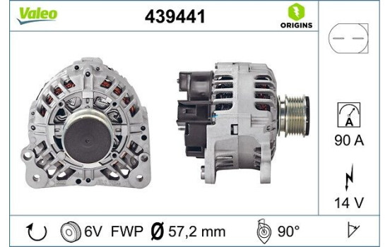 Alternateur NEW ORIGINAL PART 439441 Valeo, Image 4