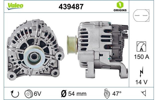 Alternateur NEW ORIGINAL PART 439487 Valeo, Image 4