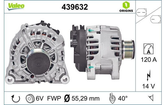 Alternateur NEW ORIGINAL PART 439632 Valeo, Image 4