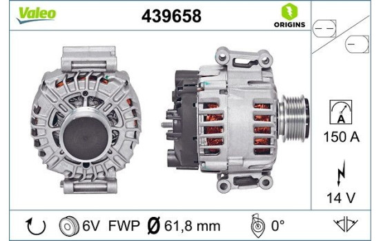 Alternateur NEW ORIGINAL PART 439658 Valeo, Image 4
