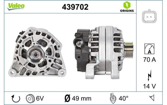 Alternateur NEW ORIGINAL PART 439702 Valeo, Image 4