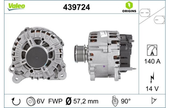 Alternateur NEW ORIGINAL PART 439724 Valeo