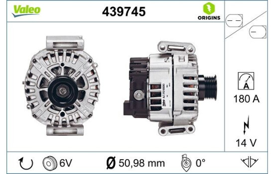 Alternateur NEW ORIGINAL PART 439745 Valeo, Image 4