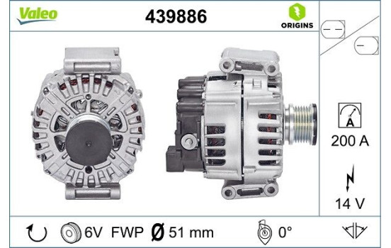 Alternateur NEW ORIGINAL PART 439886 Valeo, Image 4
