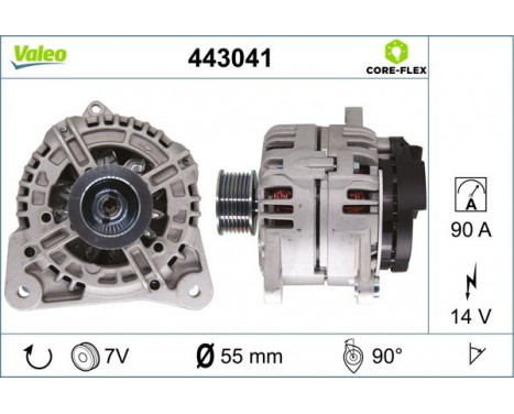 Alternateur PIÈCE NEUVE 443041 Valeo, Image 4