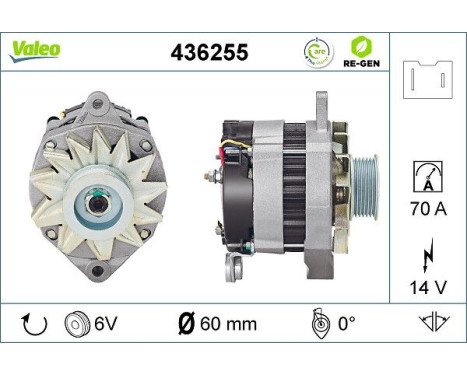 Alternateur REMANUFACTURED PREMIUM 436255 Valeo, Image 5