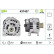 Alternateur REMANUFACTURED PREMIUM 437437 Valeo, Vignette 2
