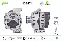 Alternateur REMANUFACTURED PREMIUM 437474 Valeo
