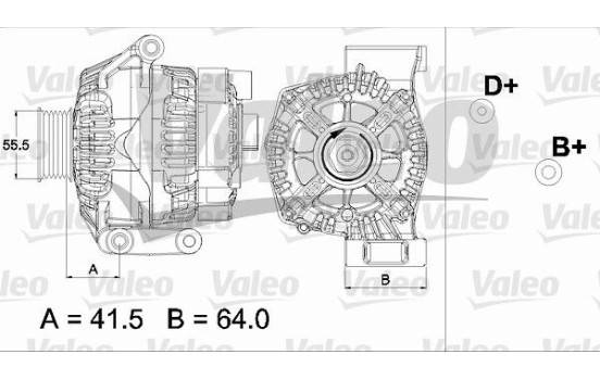 Alternateur REMANUFACTURED PREMIUM 437475 Valeo, Image 2