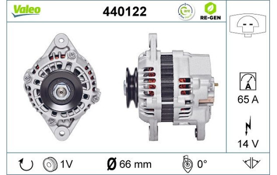 Alternateur REMANUFACTURED PREMIUM 440122 Valeo, Image 2