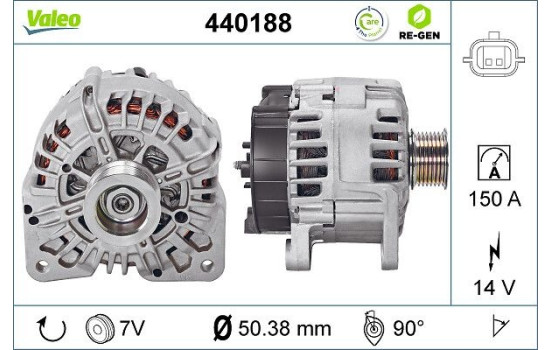Alternateur REMANUFACTURED PREMIUM 440188 Valeo, Image 5