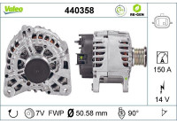 Alternateur REMANUFACTURED PREMIUM 440358 Valeo