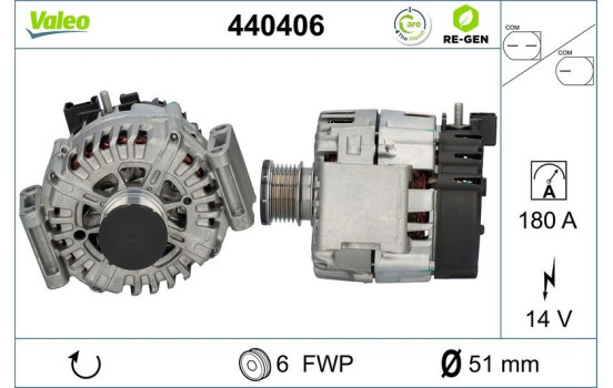 Alternateur REMANUFACTURED PREMIUM 440406 Valeo, Image 5