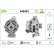 Alternateur REMANUFACTURED PREMIUM 440433 Valeo, Vignette 2