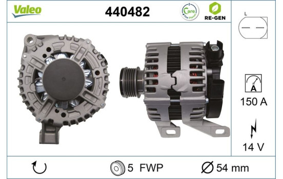 Alternateur REMANUFACTURED PREMIUM 440482 Valeo, Image 2