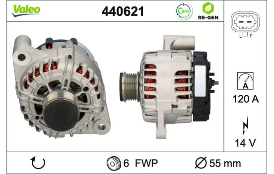 Alternateur REMANUFACTURED PREMIUM 440621 Valeo, Image 5