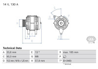 Dynamo 0 986 085 610 Bosch