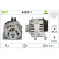Dynamo / Alternateur 443331 Valeo