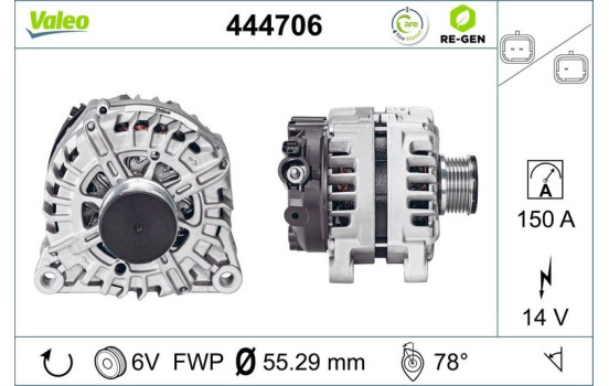 Dynamo / Alternateur 444706 Valeo, Image 2