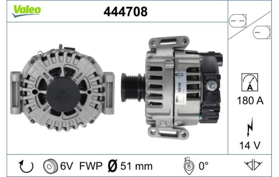 Dynamo / Alternateur 444708 Valeo, Image 2