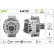 Dynamo / Alternateur 444720 Valeo, Vignette 2