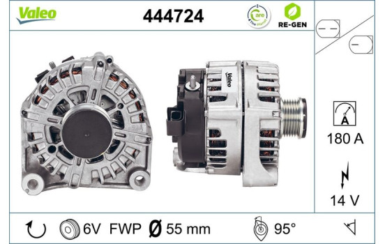 Dynamo / Alternateur 444724 Valeo, Image 5