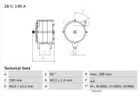 Dynamo / Alternateur 4655 Bosch