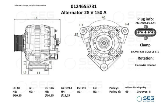 Dynamo Mercedes 150A, Image 6
