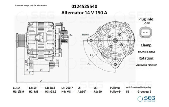 Dynamo Renault 150A