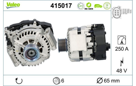 Générateur de démarrage 415017 Valeo, Image 2