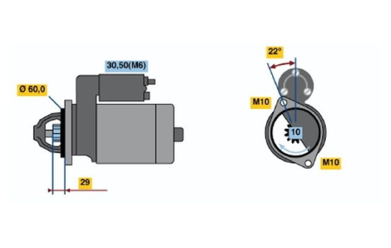 Démarreur 2132 Bosch, Image 2