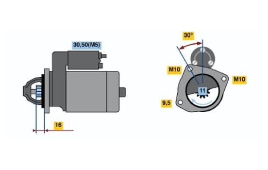 Démarreur 2213 Bosch, Image 2